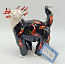 Whimsiclay cat figurine for sale  LIGHTWATER