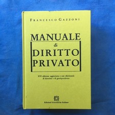 diritto privato gazzoni usato  Italia