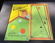 Raro 1935 Einson Freeman Funland Games & Books The Billiard Game tampo de mesa de bilhar comprar usado  Enviando para Brazil