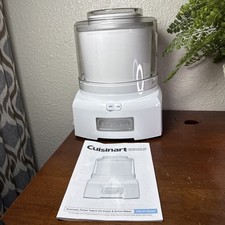 Máquina de fazer iogurte congelado sorvete sorvete sorvete Cuisinart Ice-21 1,5 quarto comprar usado  Enviando para Brazil