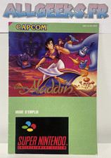 Notice Super Nintendo - SNES - ALADDIN - SNSP-RJ-FRA/FAH, usado comprar usado  Enviando para Brazil