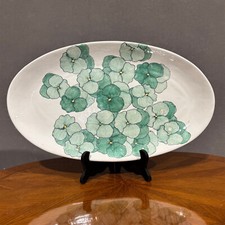 Bandeja Plana Para Servir Ernestine Mid-Century Pintada A Mano Salerno comprar usado  Enviando para Brazil