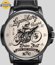 Motor Bike Fast Racers NYC Motocicleta Vintage Arte Relógio de Pulso Exclusivo RÁPIDO Reino Unido comprar usado  Enviando para Brazil