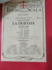 Traviata locandina collezione usato  Italia