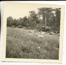 Używany, Oryginalne zdjęcie las walka pod Tagnon Ardeny Francja lipiec 1940 FE163 na sprzedaż  PL