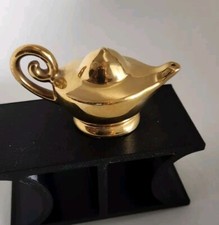 Vintage - Raro Abajur de Porcelana Pintado a Ouro Gênio Saleiro (Gênio Ausente) comprar usado  Enviando para Brazil