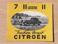 Citroën traction prospectus d'occasion  Saint-Genest-Malifaux