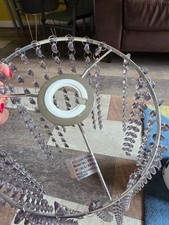 Crystal ceiling light for sale  BURY
