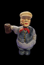 Decantador de cerâmica vintage antigo salgado cachorro marinheiro homem comprar usado  Enviando para Brazil