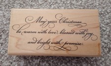 Wooden rubber stamp for sale Wooden rubber stamp for sale  CHESTERFIELD