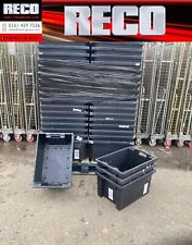 Black stacking crates for sale  STOCKPORT