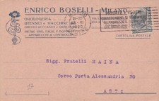 Cartolina pubblicitaria testat usato  Palermo