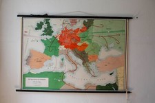 Schulwandkarte rollkarte lehrt gebraucht kaufen  Nürnberg