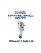 Usado, Manual de serviço do motor de popa Honda BF25D BF30D | PDF & CD enviado por correio comprar usado  Enviando para Brazil
