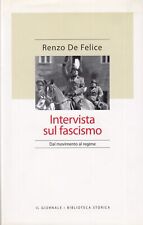 Intervista sul fascismo. usato  Italia