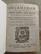 Decameron giovanni boccaccio usato  Milano