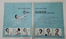 1953 revlon aquamarine for sale  Bridgeport