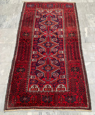 Usado, Tapete afegão vintage tapete Taimani tapete de quarto tapete feito à mão decoração para casa 3x6 pés comprar usado  Enviando para Brazil