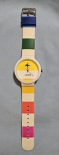 Relógio Lacoste The Bay Collaboration! Pulseira de silicone multicolorida em excelente estado usado! HTF! comprar usado  Enviando para Brazil