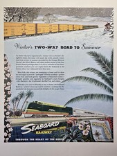 Seaboard railway orange for sale  Wallins Creek