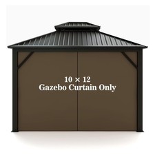 Gazebo Universal Substituição Cortina de Privacidade 10' X 12' Gazebo Parede Lateral Exterior... comprar usado  Enviando para Brazil