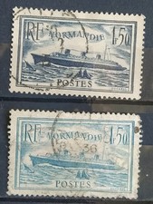 Timbres paquebot normandie d'occasion  Billom