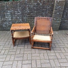 Pair solid oak for sale  LEWES