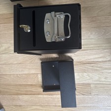 Cofre Key Lock Drop Box com slot à prova de adulteração, preto + suporte de montagem, usado comprar usado  Enviando para Brazil