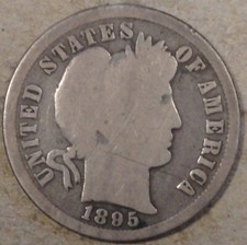 1895 barber dime for sale  Villa Rica