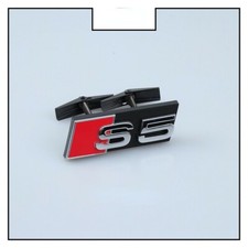 Audi S5 Schriftzug Emblem Logo Vorne Kühlergrill Grill Abzeichen Silber, usado comprar usado  Enviando para Brazil