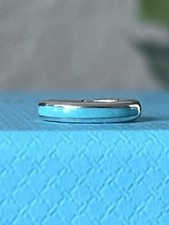 Berloque anel de salto oval mola prata esmalte azul Tiffany & Co fecho um (1) comprar usado  Enviando para Brazil
