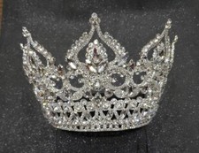 Coroas de cabelo prata headpieces casamento tiaras cristais para noiva comprar usado  Enviando para Brazil