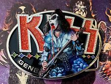FIVELA DE CINTO KISS GENE SIMMONS COLECIONÁVEL COLORIDA ROCK & ROLL -BOM!! comprar usado  Enviando para Brazil
