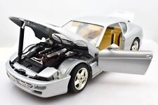 Carro modelo escala 1:18 Ferrari 456 Gt cinza Burago veículos fundidos estrada comprar usado  Enviando para Brazil