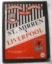 St. mirren liverpool for sale  NEATH