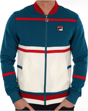 Fila Vintage Stefan Track Top Deep Lagoon / Vermelho / Gardenia comprar usado  Enviando para Brazil