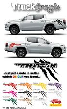 Mitsubishi L200 Triton clawmark Pick Up 4x4 decalques adesivos gráficos de veículos x2, usado comprar usado  Enviando para Brazil