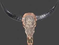 Bullenkopf schädel figur gebraucht kaufen  Versand nach Germany