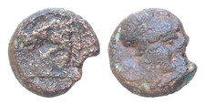 Meia unidade Anonymous c 260 BC AE 16mm 5,4g Neapolis [ROMANO] Minerva cabeça de cavalo, usado comprar usado  Enviando para Brazil