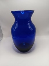 Vaso de flores azul cobalto 8" de altura muito bonito comprar usado  Enviando para Brazil