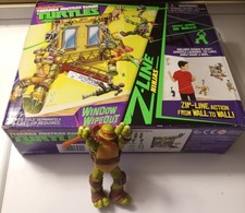Playmates Nickelodeon TMNT Window Wipeout Zip-Line Action mais um boneco de ação comprar usado  Enviando para Brazil