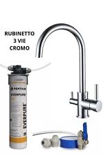 Depuratore Acqua Filtro Everpure 4C, Testata QL1, Rubinetto 3 Vie, Kit Montaggio comprar usado  Enviando para Brazil