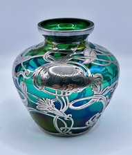 Loetz secessionist green for sale  HULL