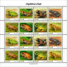 TOGO 2025 MS16V - SAPOS SAPOS DA ÍNDIA GRENOUILLES - SEM MARCA DE CHARNEIRA, usado comprar usado TOGO 2025 MS16V - SAPOS SAPOS DA ÍNDIA GRENOUILLES - SEM MARCA DE CHARNEIRA, usado comprar usado  Enviando para Brazil