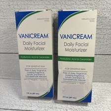Hidratante facial diário Vanicream com ceramidas e ácido hialurônico 3 oz 2 PACOTES comprar usado  Enviando para Brazil