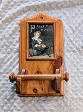 Suporte de rolo de vaso sanitário vintage "bolhas" sabonete peras, usado comprar usado  Enviando para Brazil