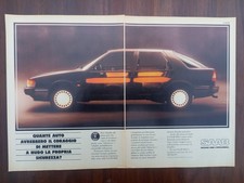 Saab 9000 Sedan, coraggio, Werbung advert pubblicità Reklame, 1988 comprar usado Saab 9000 Sedan, coraggio, Werbung advert pubblicità Reklame, 1988 comprar usado  Enviando para Brazil