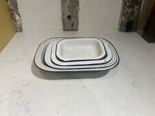 Vintage enamel blue for sale  GUILDFORD