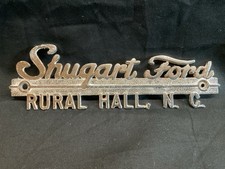 Usado, Emblema emblema vintage de metal Shugart Ford Rural Hall NC concessionária de carros revendedor  comprar usado  Enviando para Brazil