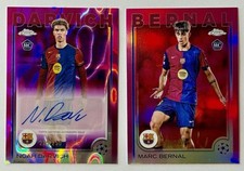 2024-25 Topps Chrome rosa lava automático Darvich RC e rosa Bernal RC FC Barcelona, usado comprar usado  Enviando para Brazil